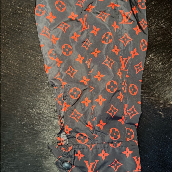 Louis Vuitton Black Pants with Red Monogram - Picture 12 of 15